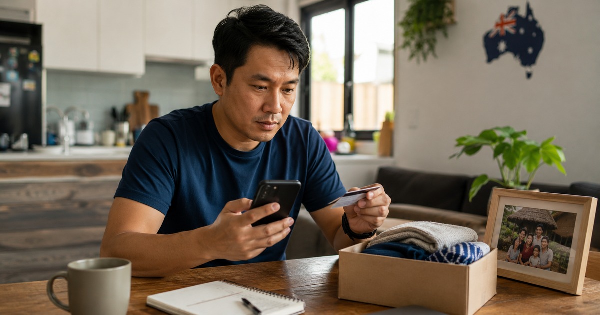 send money to thailand in an Australian real-world setting